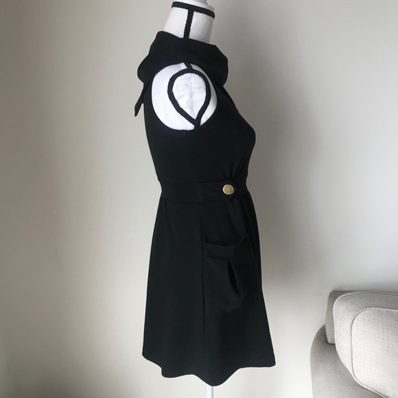 Monteau Black Midi Dress - Picture 3 of 4